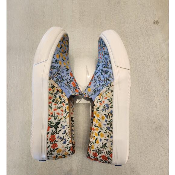 Keds x Rifle Paper Co Sneakers Slip on Floral SZ 7.5 Women's - Picture 3 of 9